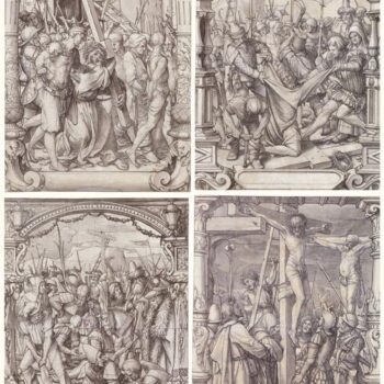 Stained Glass Window Designs for the Passion of Christ. c.1525-1528