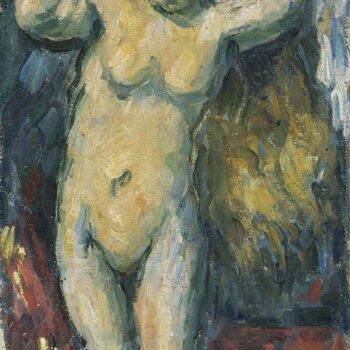 Standing Bather, Drying Hair, 1869