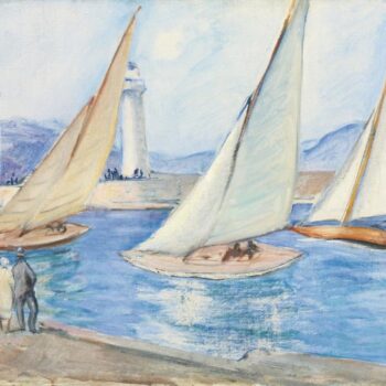 Starting the Regatta, St. Tropez, 1920s