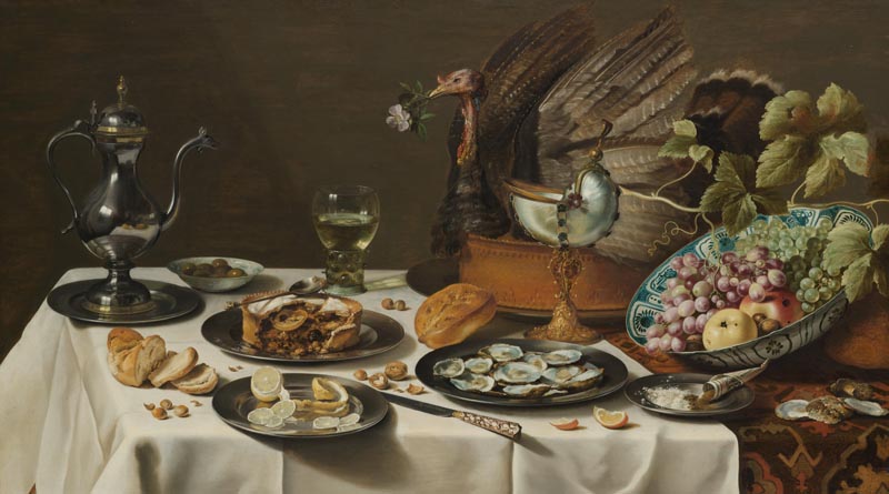Still-life with the Turkish pie - 1627