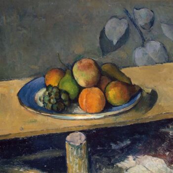 Still Life with Apples, Peaches, Pears and Grapes, 1879-80