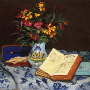 Still Life with Box with Blue Gloves, 1873