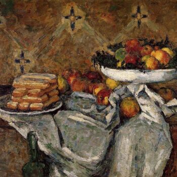 Still Life with Compotier and Plate of Biscuits, 1877