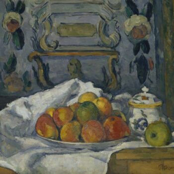 Still Life with Dish of Apples, 1875-77