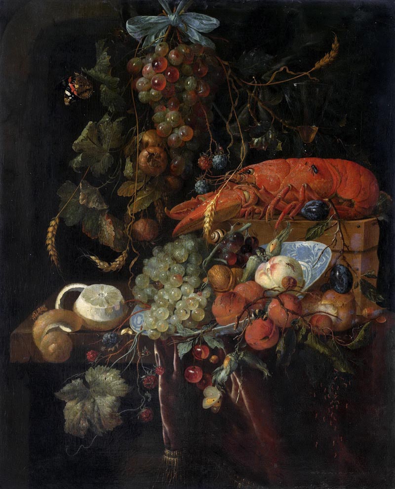 Still Life with Fruit and Lobster