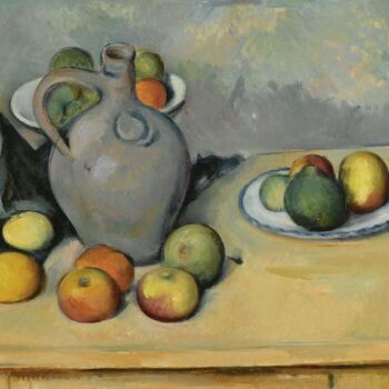 Still Life with Jug and Fruit on the Table, 1893-94