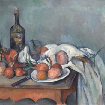 Still Life with Onions and Bottle, 1895
