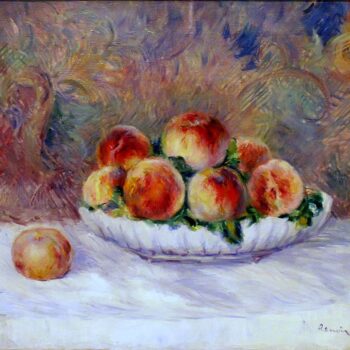 Still Life with Peaches, 1881-82