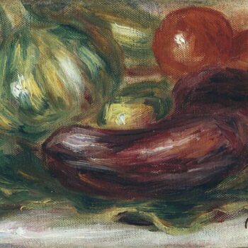 Still Life with Squach, Tomatoes and Aubergin, 1915