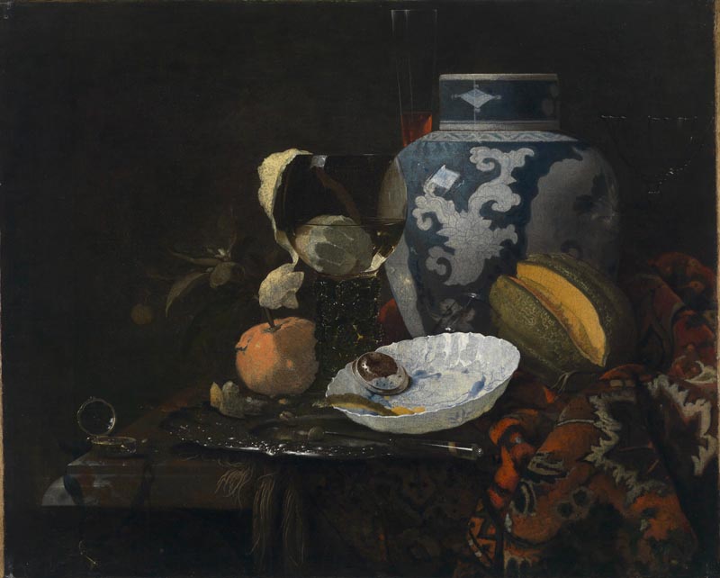 Still life with Chinese Vase