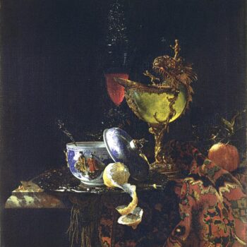 Still life with Chinese cup and nautilus - 1662