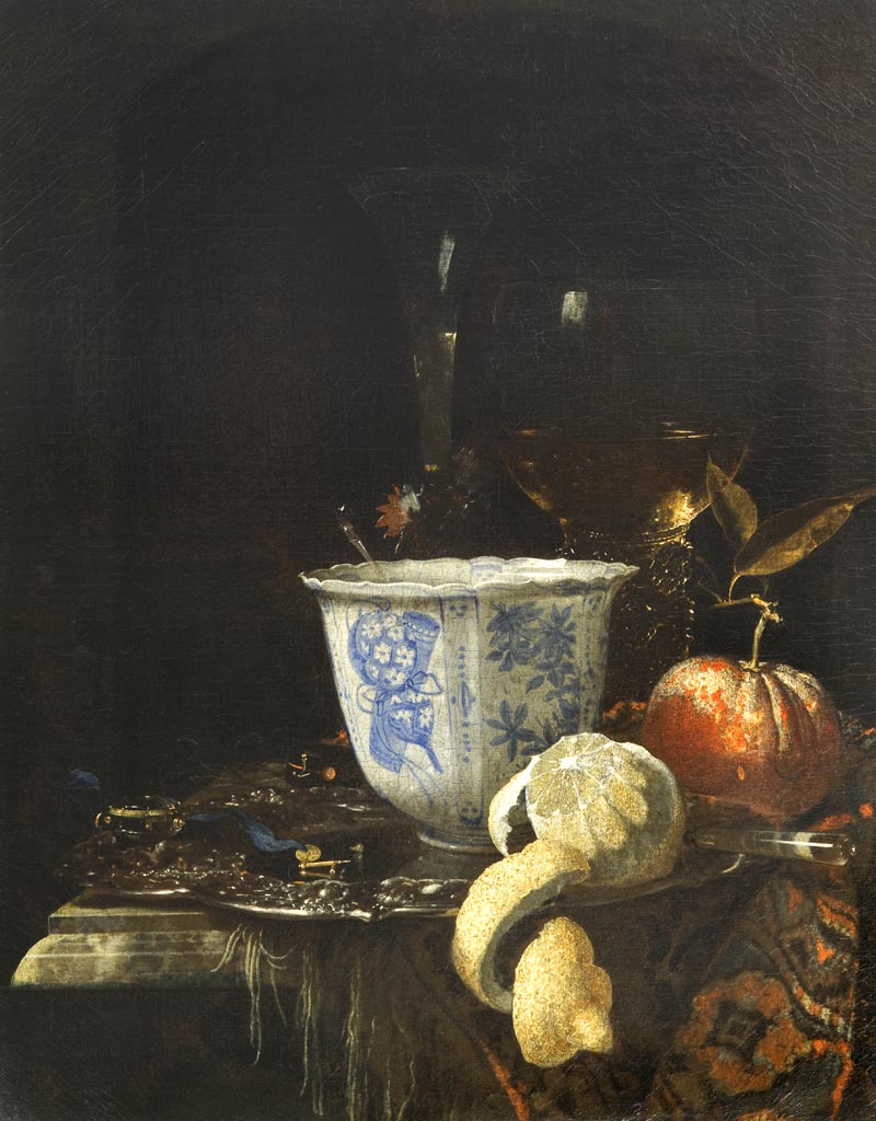 Still life with Chinese tableware