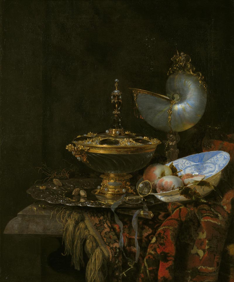 Still life with a Nautilus Cup and Dish - 1678
