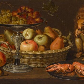 Still life with a squirrel