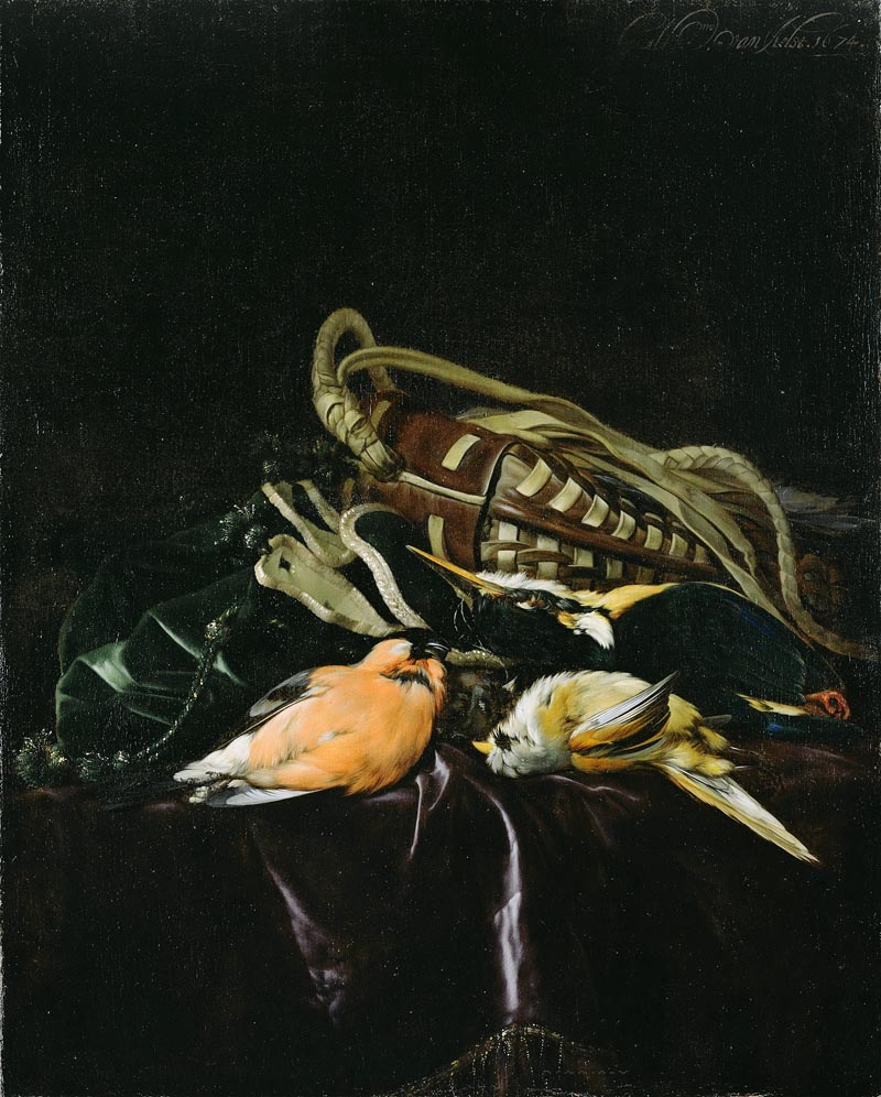 Still life with bird - 1674