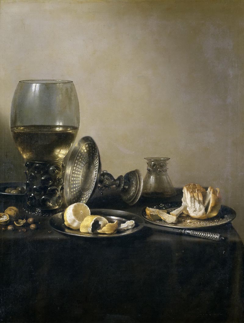 Still life with dishes - 1637