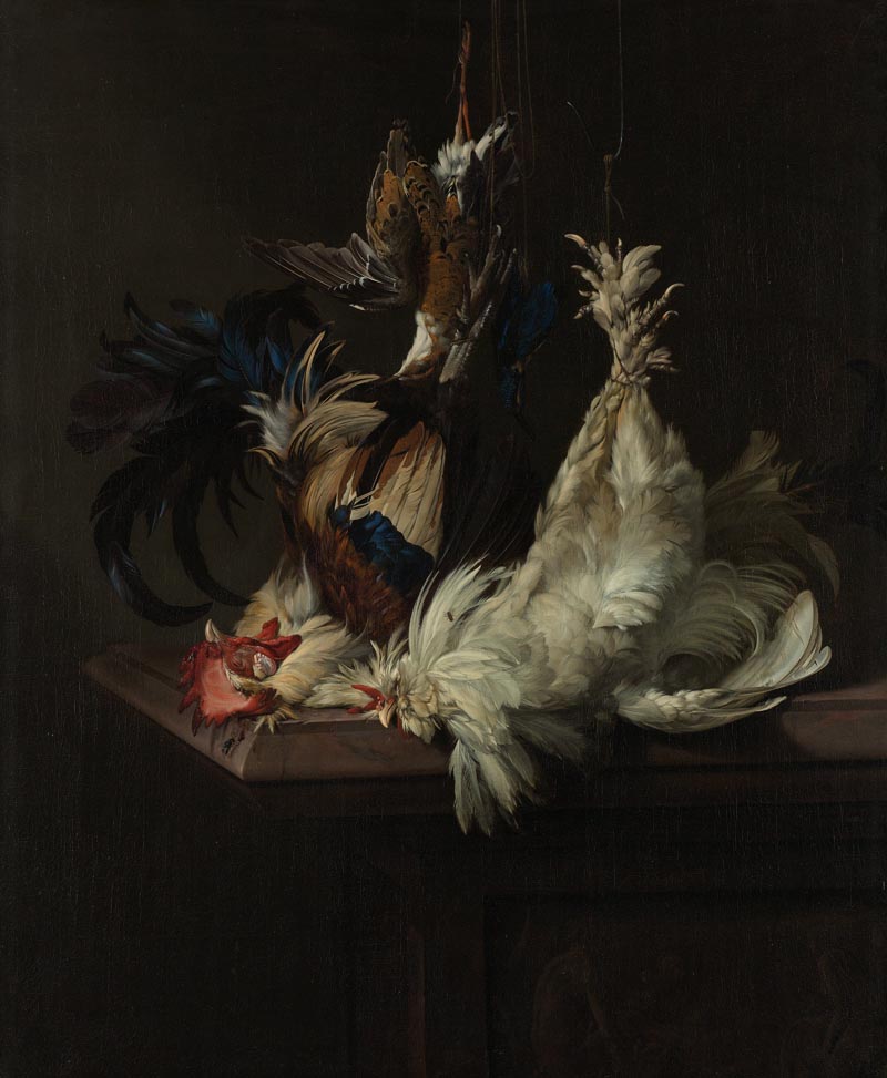 Still life with domestic birds - 1658