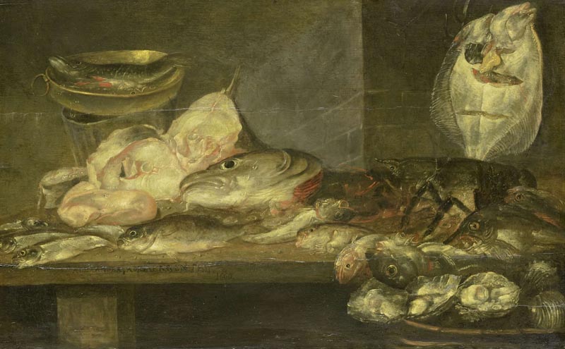 Still life with fish - 1660