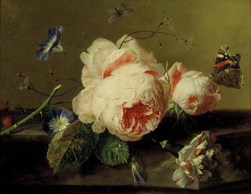 Still life with flowers - about 1735