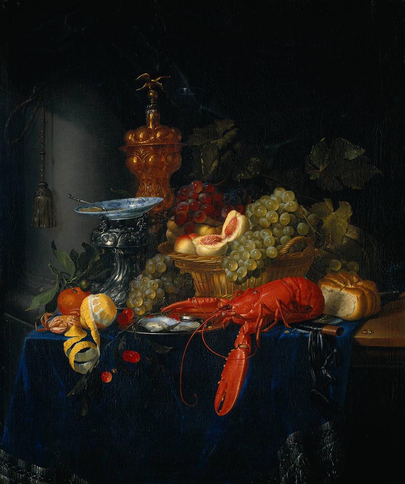 Still life with lobster