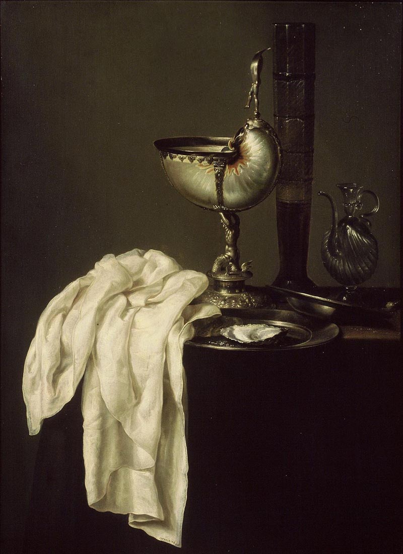 Still life with nautilus - 1640