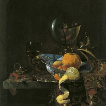 Still life with nautilus - about 1660