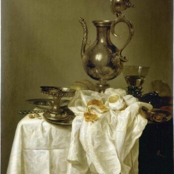 Still life with silver