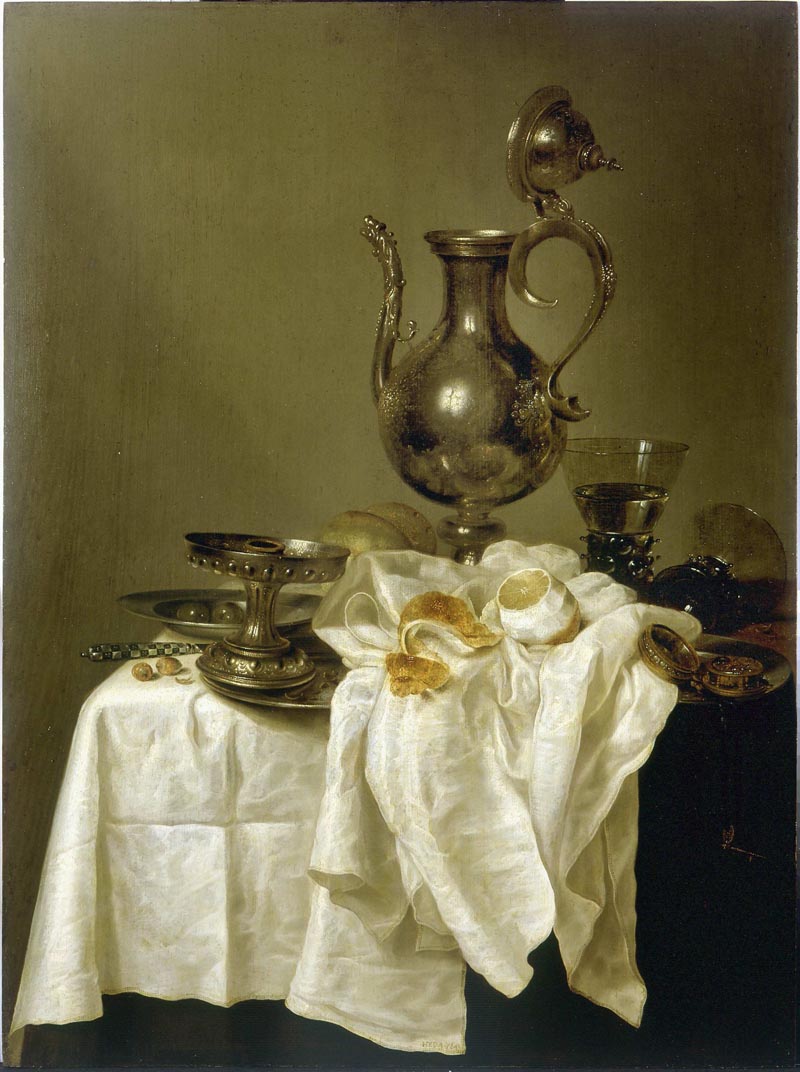 Still life with silver