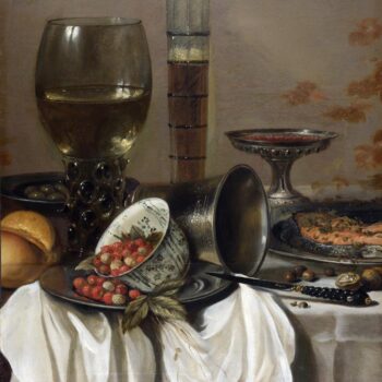 Still life with wine glasses - 1649