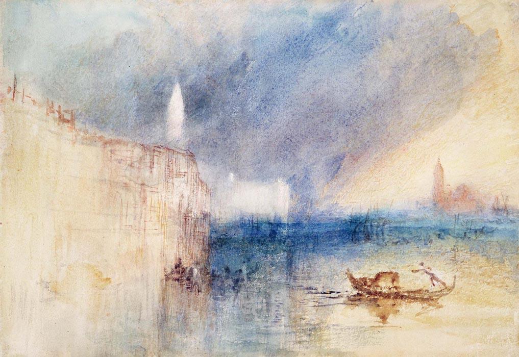 Storm at the Mouth of the Grand Canal, Venice, 1840