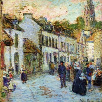 Street in Pont Aven - Evening, 1897