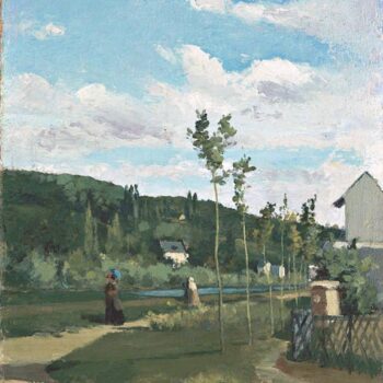 Strollers on a Country Road, La Varenne-Saint-Hilaire, 1864