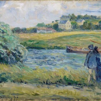 Strolling near the Water, Pontoise, 1877