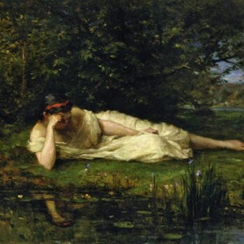 Study - The Water's Edge - 1864