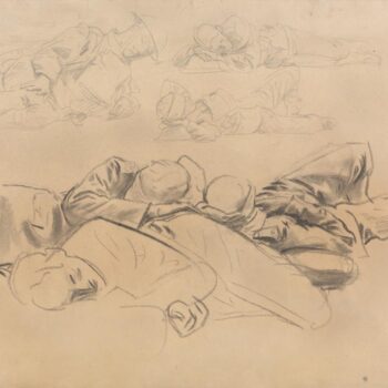 Study for Gassed Soldiers by John Singer Sargent 1918