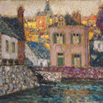Study for Houses on the River at Fougeres, 1920