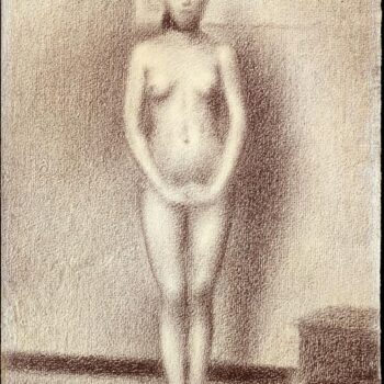 Study for Les Poseuses 1886