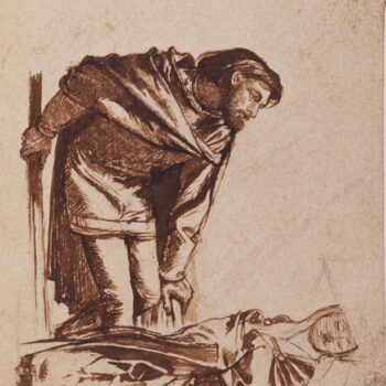 Study for The Lady of Shalott, 1856-57