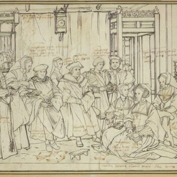 Study for the Family Portrait of Sir Thomas More. c.1527