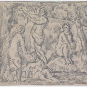 Study of Four Women Bathing, 1879-80