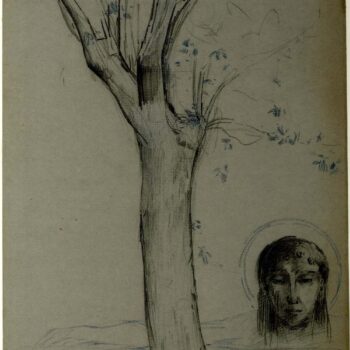 Study of a Tree and Head of Christ