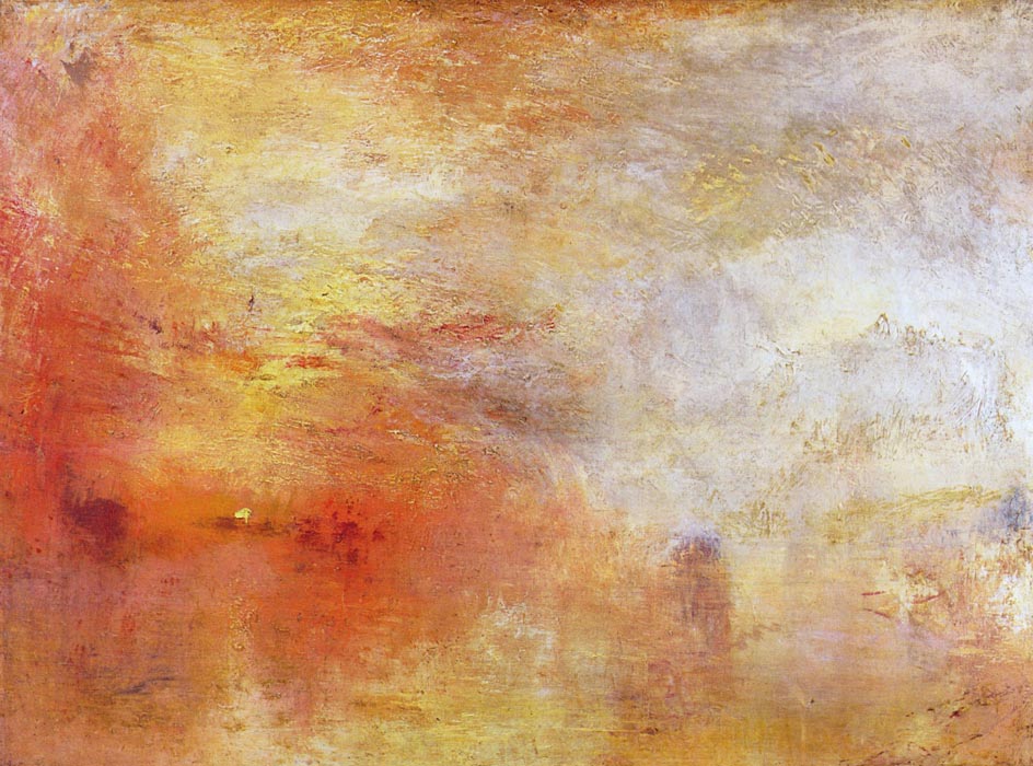 Sun Setting over a Lake, 1840