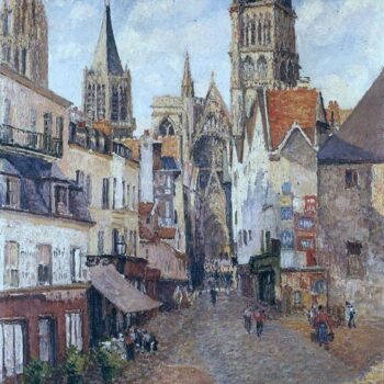 Sunlight, Afternoon, the Epicerie Street, Rouen, 1898
