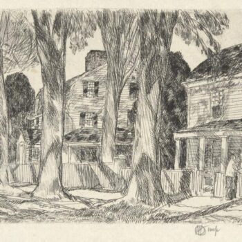Sunlight Village Street, 1925