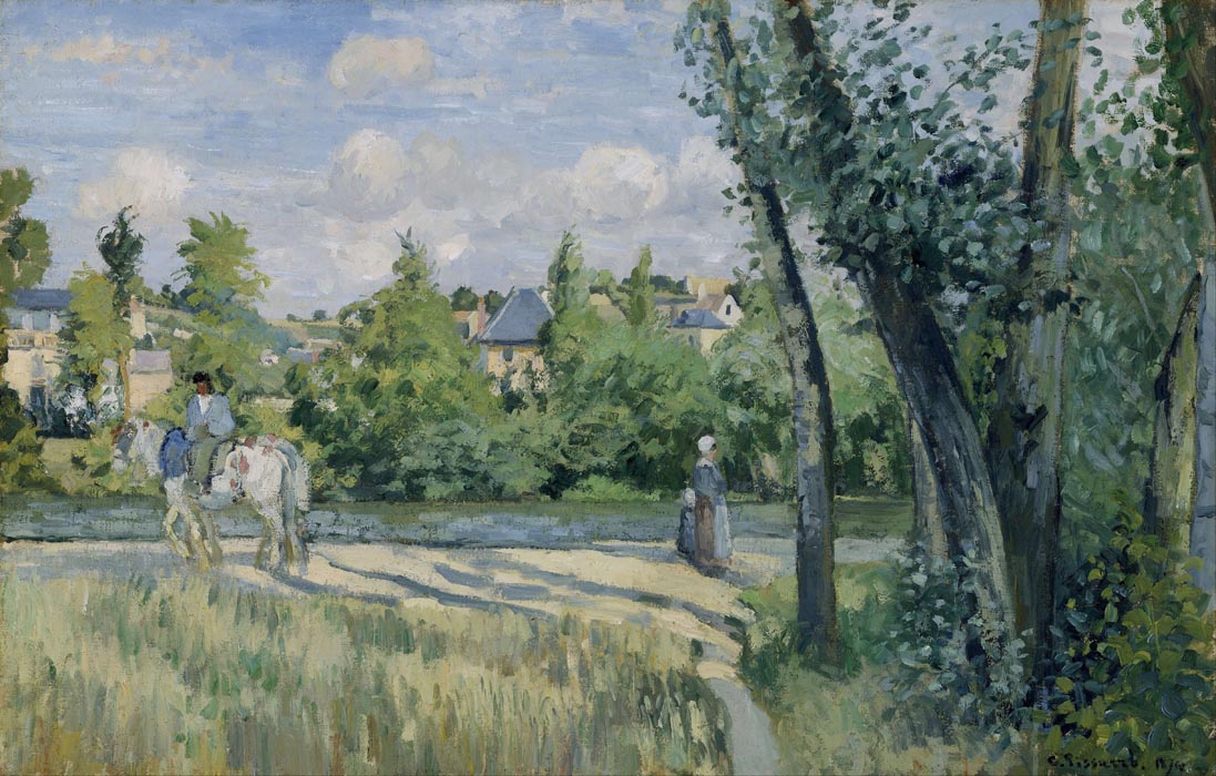 Sunlight on the Road, Pontoise. 1874