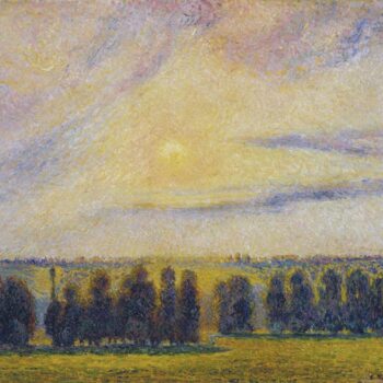 Sunset at Eragny, 1890