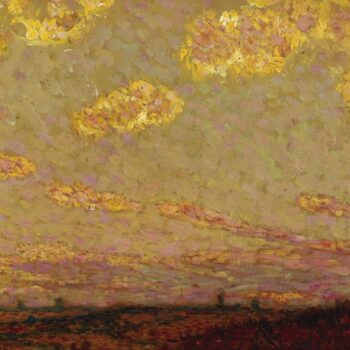 Sunset at Gerberoy, 1913 (Sotheby`s Vers.)