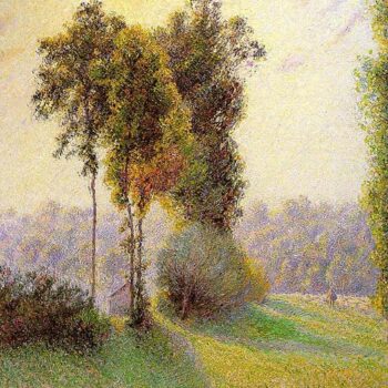 Sunset at Sent Charles, Eragny. 1891