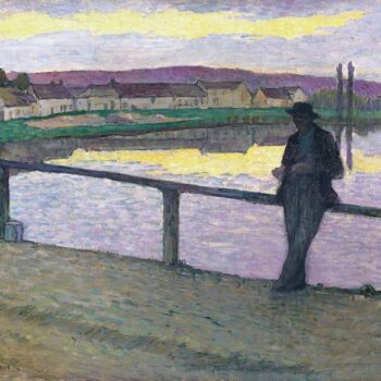 Sunset on Pont-Aven (Young Man in front of the Sea), 1894