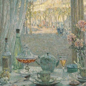 Table near the Window, Reflections, 1922